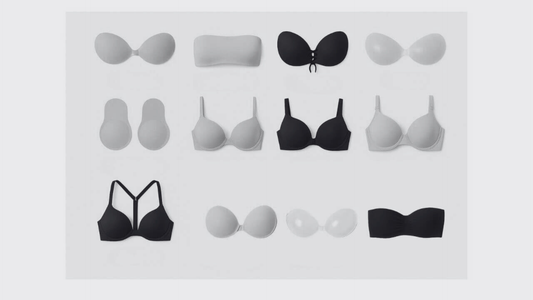 a photo of the different bra types from Secret Weapons, giving you more choices to choose from your different styles