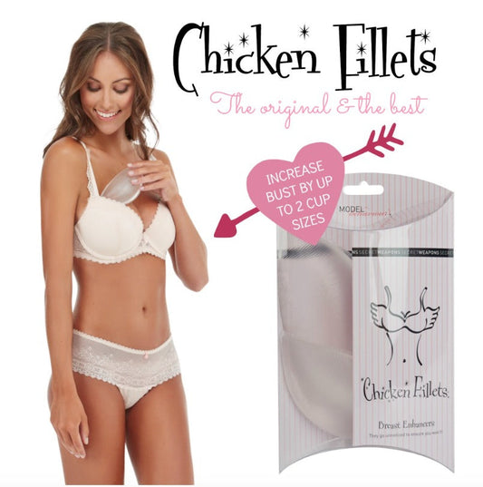 How to insert Chicken Fillets into your bra!