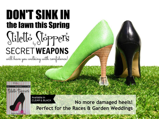 How to protect Stiletto Shoes from sinking!