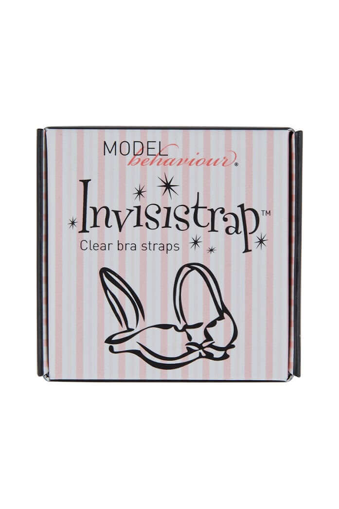 packaging of Clear Bra Straps from secret weapons in a white background