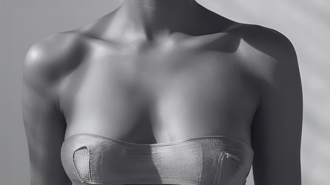 a woman wearing body tape from secret weapons