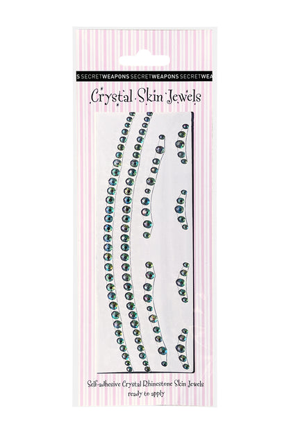 Crystal Face Gems in their retail packaging on a white background  