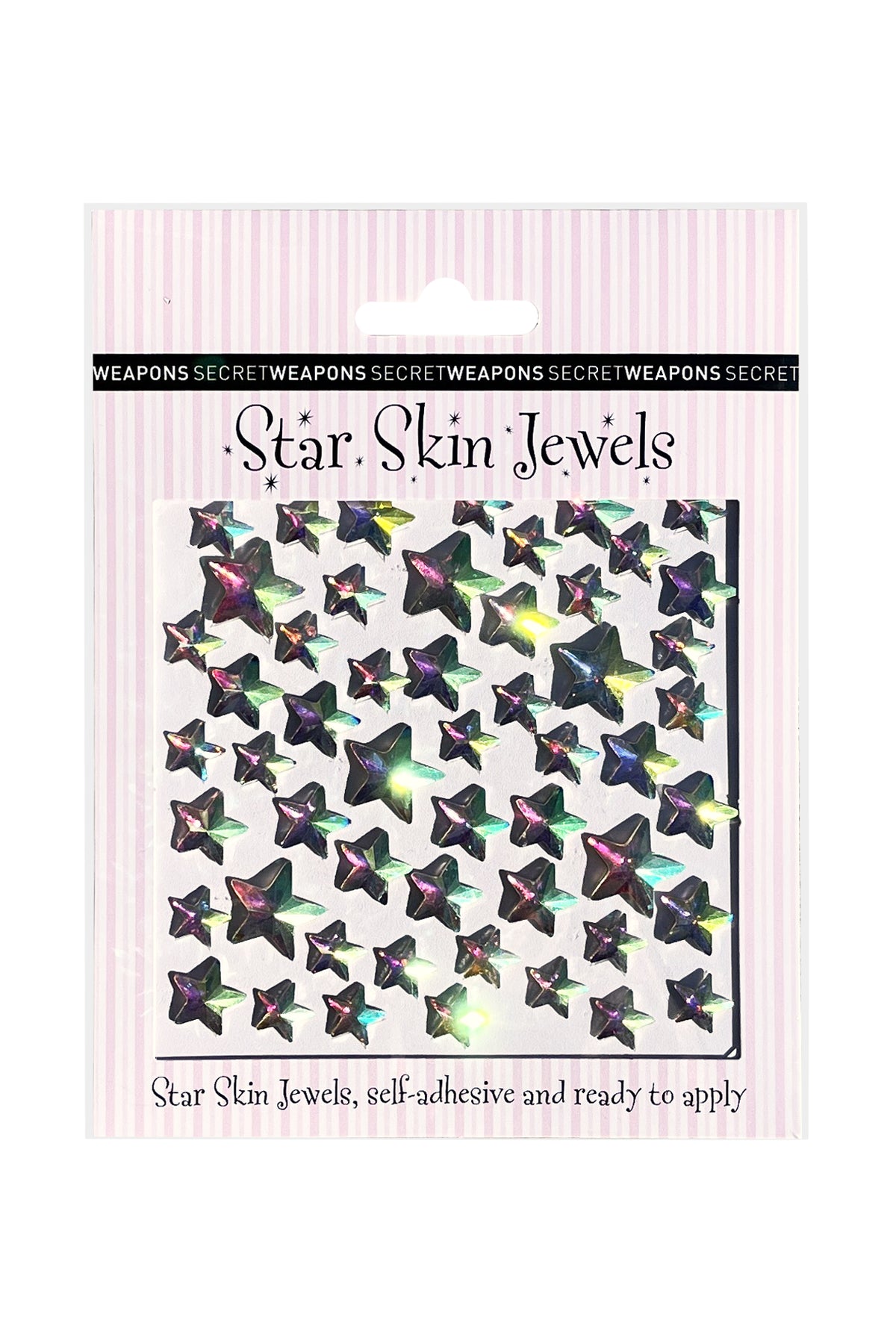 Star Face Gems in their retail pacakging on a white background